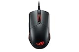 ASUS ROG Pugio beidhändige Gaming Maus (kabelgebunden, 7200 dpi, RGB Aura Sync Unterstützung) schwarz