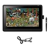 Wacom Cintiq 16 Kreativ-Stift-Display Tablet (zum Skizzieren, Illustrieren & Zeichnen direkt auf dem Bildschirm, mit Full HD Display (1.920 x 1.080), geeignet für Windows & Mac), Schwarz
